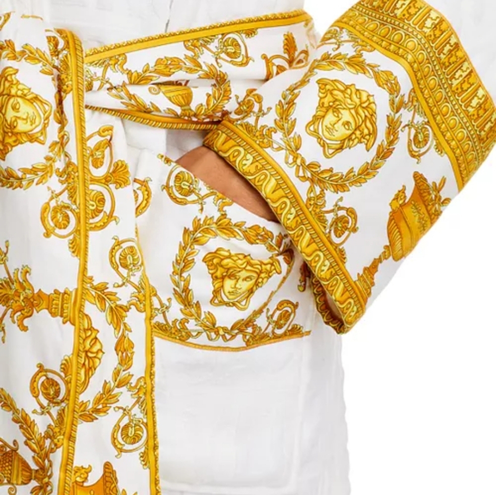 Sale: White Versace Robe w/ Tag & Box! - XL